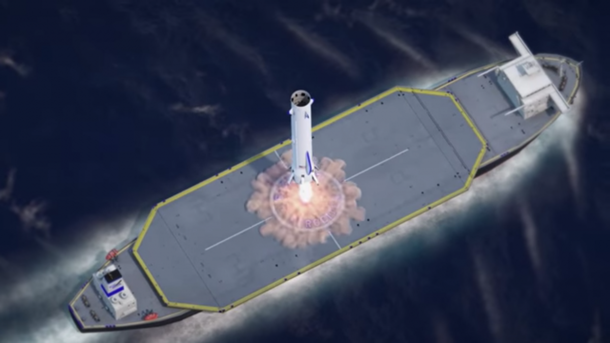 Blue Origin Wants to Land Rockets on a Floating Platform, Too