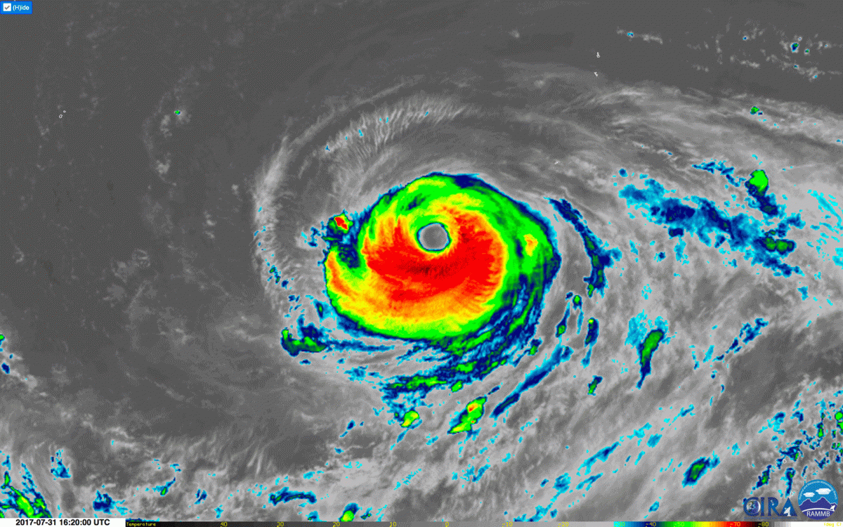 Noru transforms from a wandering weakling into a roaring typhoon that is now churning towards Japan