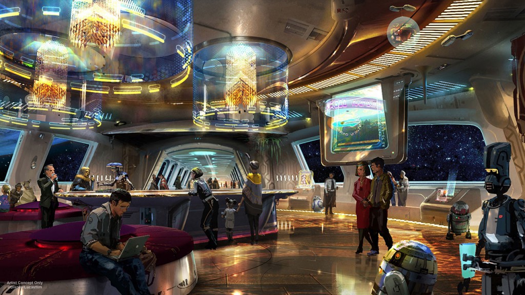 The Disney Star Wars resort will likely feature a variety of interactive robots and animatronic characters to enhance the sense of storytelling immersion for visitors. Credit: Disney | Lucasfilm