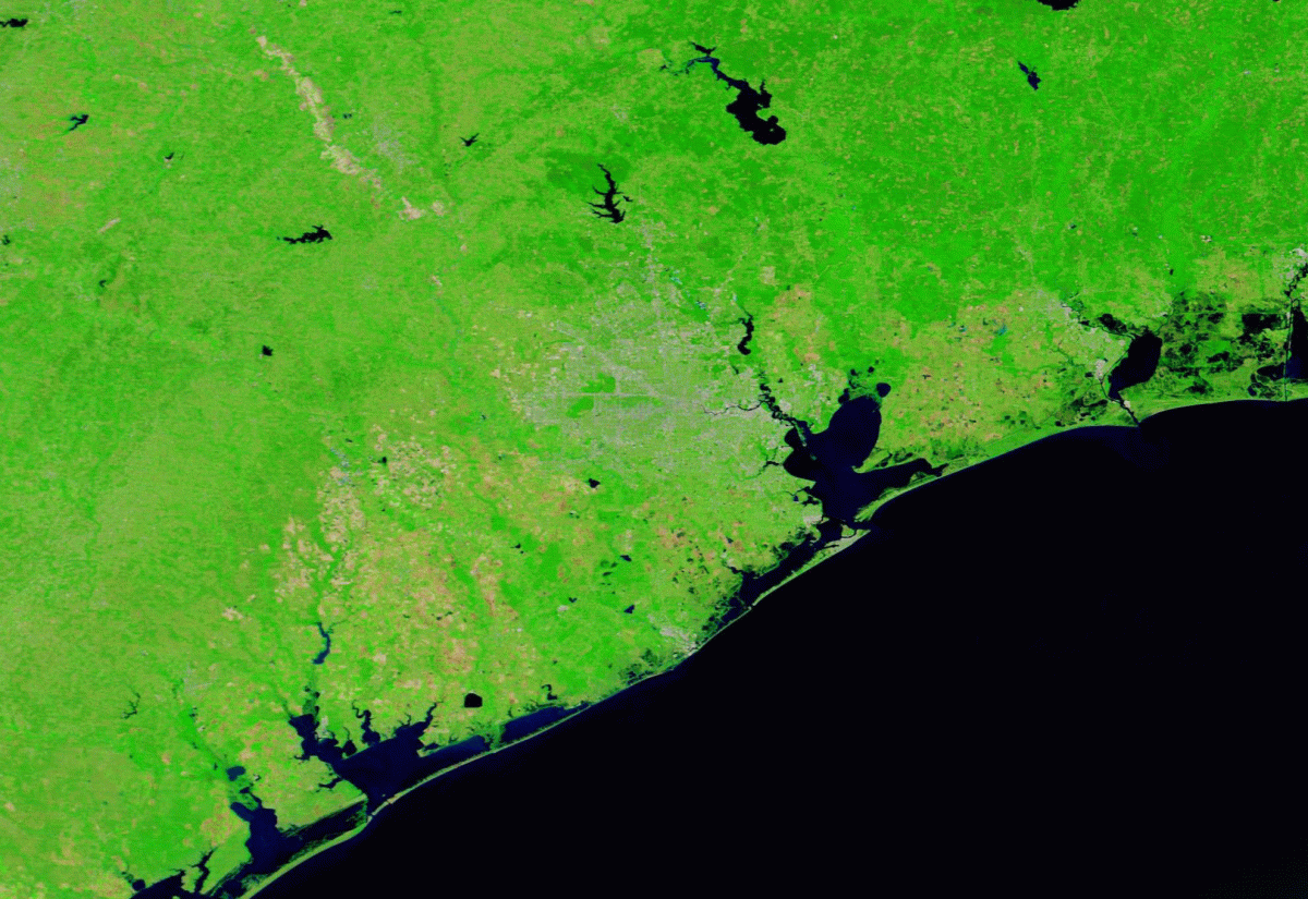 Views from space reveal the staggering extent of Harvey's flooding – now confirmed as a 1-in-1,000-year event