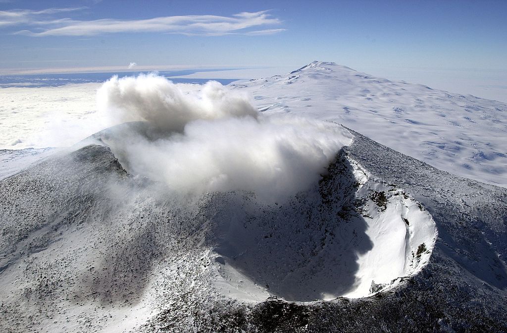 Nearly 100 Volcanoes Discovered Beneath Antarctica's Ice