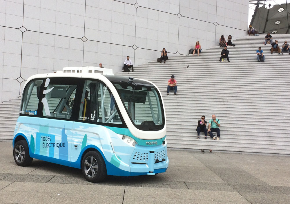 In Paris, a Glimpse of Public Transportation's Driverless Future