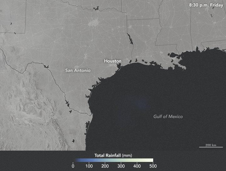 Satellites help track Harvey's staggering rainfall totals