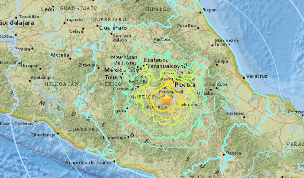 Another Big Earthquake Hits Mexico, This Time Near Mexico City
