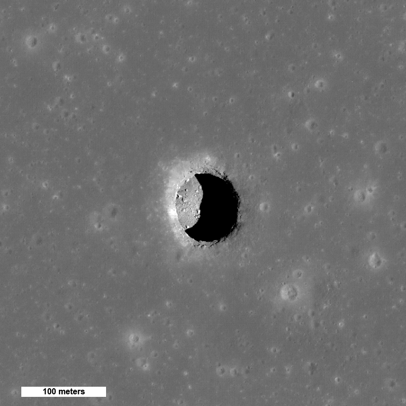 A Giant Cave on the Moon Could Host Lunar Settlers