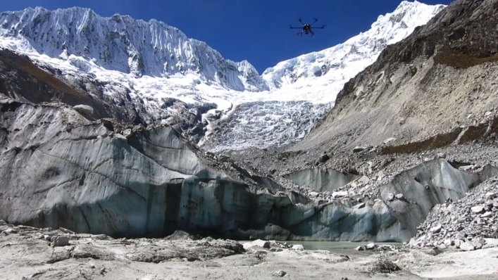 Researchers Use Drones to Track Glacier Change in Peru