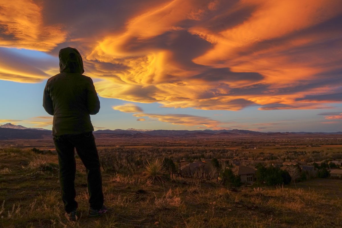 Photo feature: a lenticularly gorgeous sunset along the Front Range of Colorado