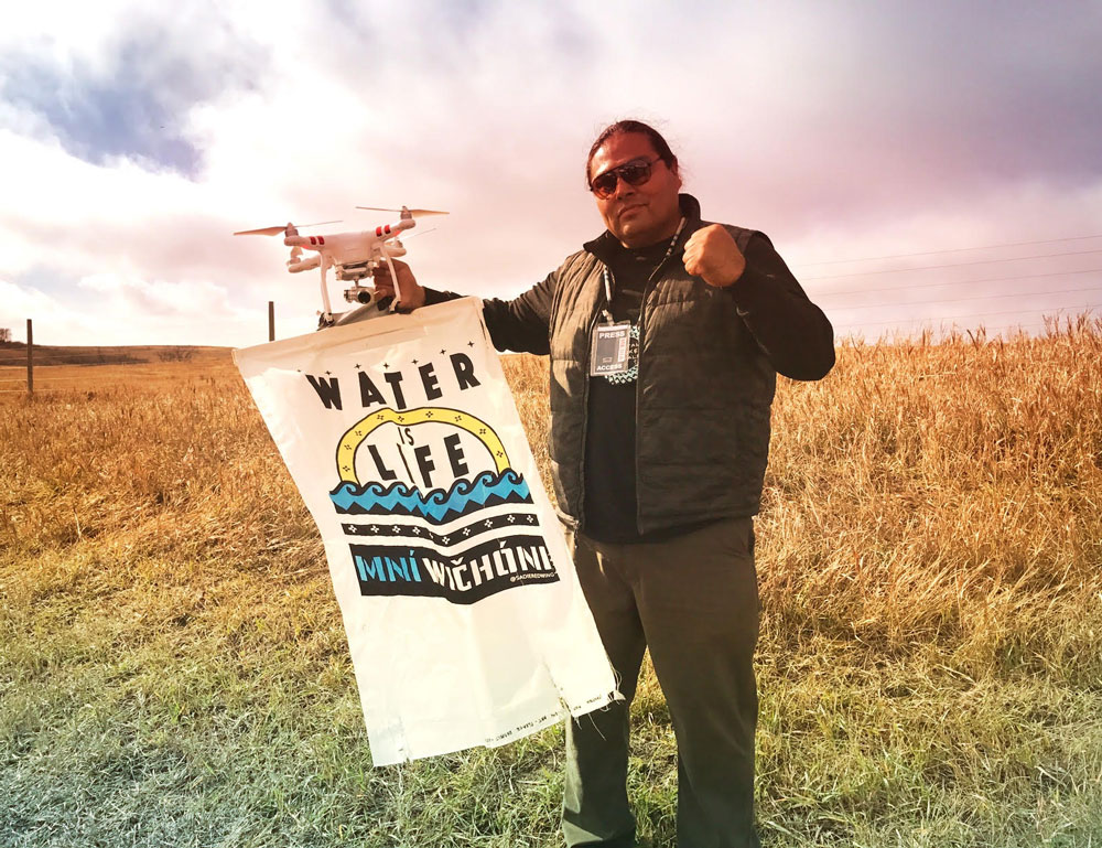 MyronDewey-dapl-drone-indigenous