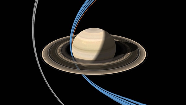 Saturn's Rings Alter Its Ionosphere
