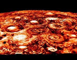 Juno image of Jupiter