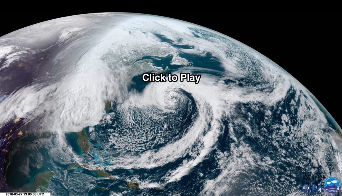 This cyclone almost became the East Coast's fifth nor'easter. What accounts for its beautiful comma shape?