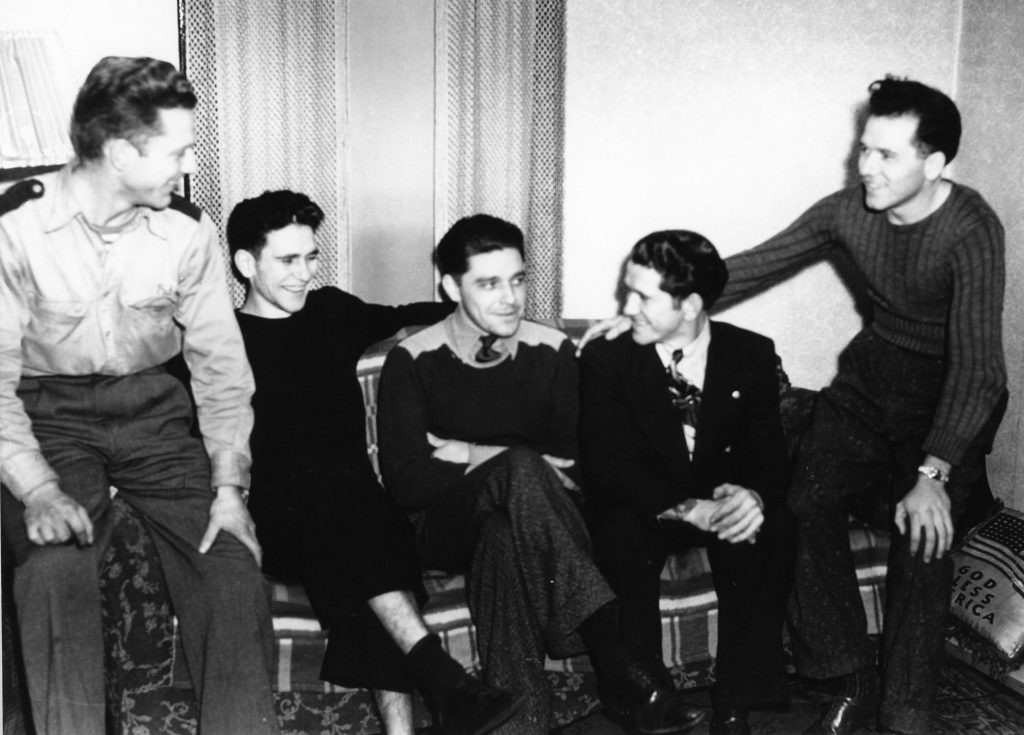 The five Sullivan brothers. From left to right: Joseph, Albert, George, Francis, Madison. Credit: Sullivan Brothers Iowa Veterans Museum.