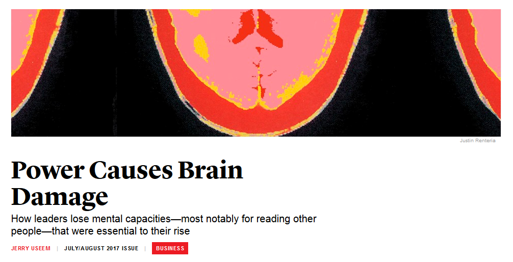 Power Doesn't Cause Brain Damage