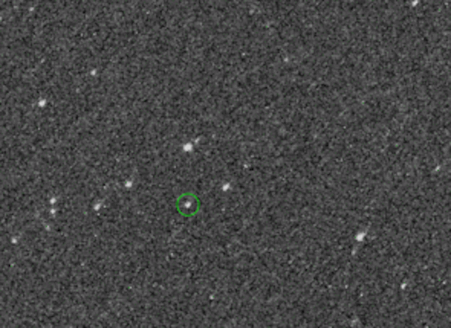 OSIRIS-REx Snaps its First Pic of Asteroid Bennu