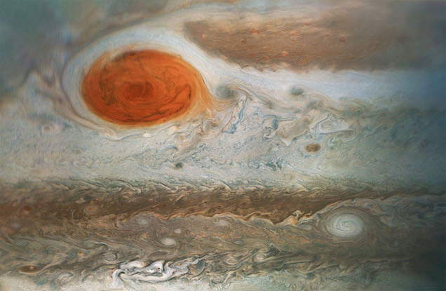 Water Molecules Detected Above Jupiter’s Great Red Spot