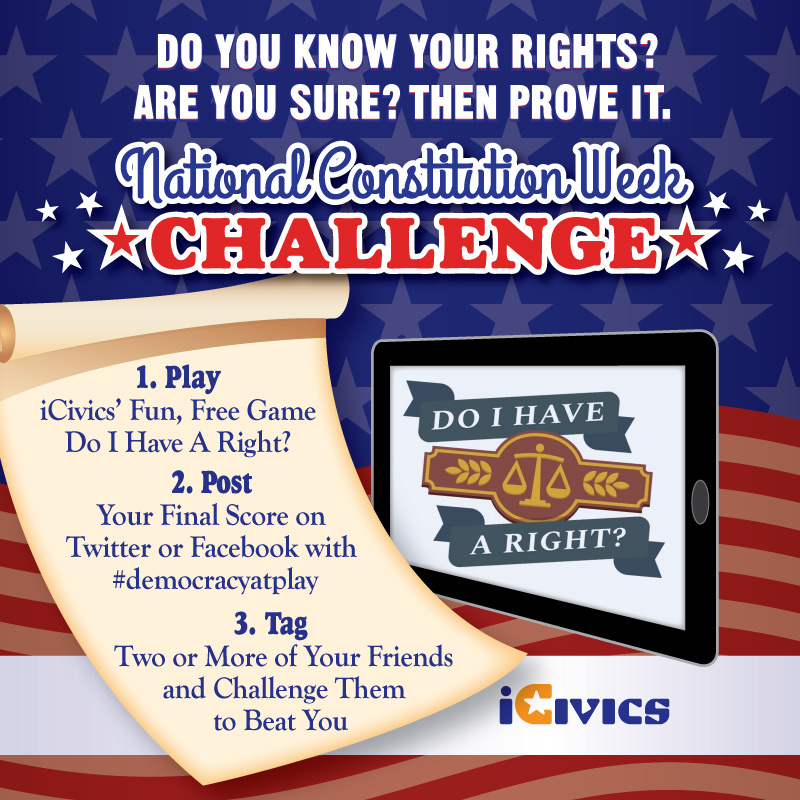 Democracy At Play – Constitution Day Challenge