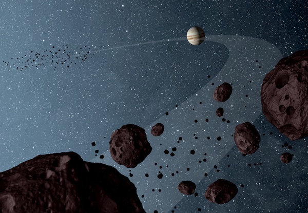 Pair of Trojan Asteroids Hint At Battle Between Giant Planets