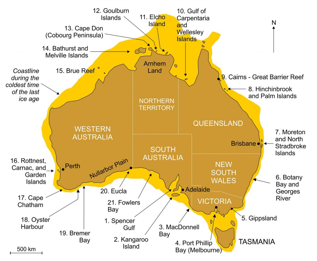 Australian Map Aboriginal Memories