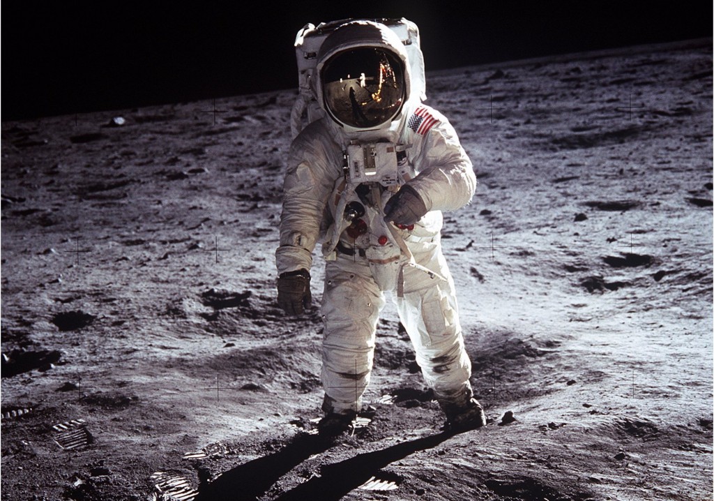 The iconic shot of Neil Armstrong on the Moon. (Credit: NASA)