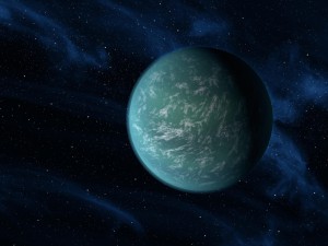 Artist's rendition of a planet