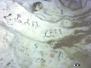 Humans Figures Borneo Cave Art