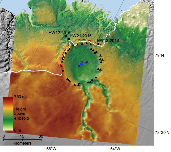 Massive Impact Crater Beneath Greenland Could Explain Ice Age Climate Swing